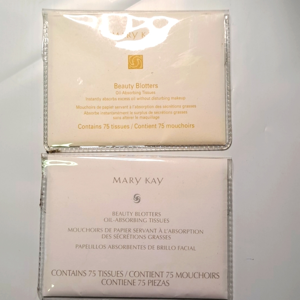 Mary Kay beauty blotters lot of 2 packs